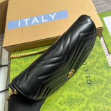 Back view of everyday-luxe chic women's handbag – women's luxury accessory