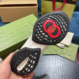 Gucci sneakers detailed view showing premium designer craftsmanship