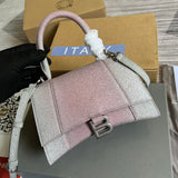 Front view of premium modern women's handbag – women's statement bag