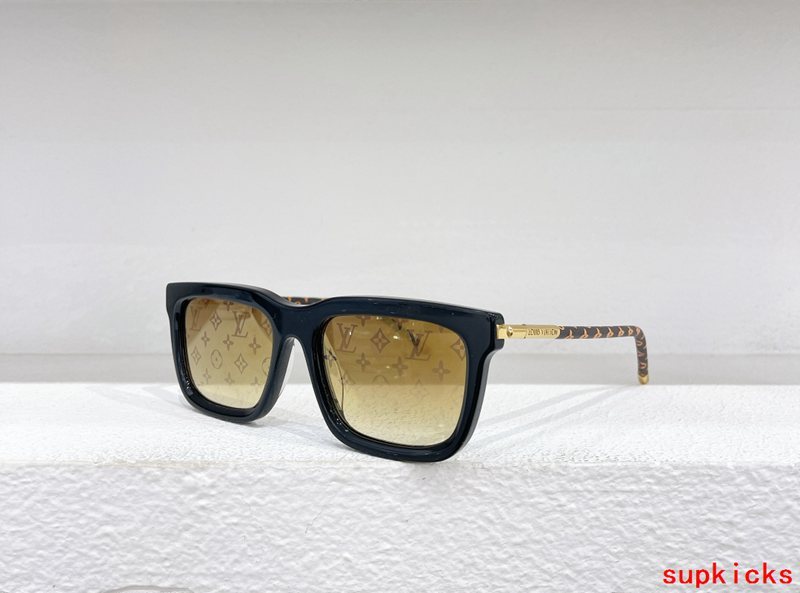 Side view of Louis Vuitton unisex sunglasses