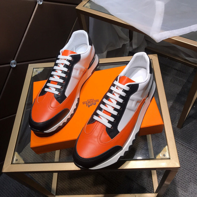 Hermes shoes Style 208 - front view, bold signature style
