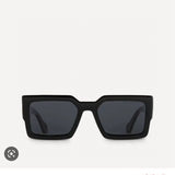 Close-up detail view of Louis Vuitton unisex sunglasses