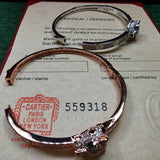 Side view of Cartier unisex jewelry piece