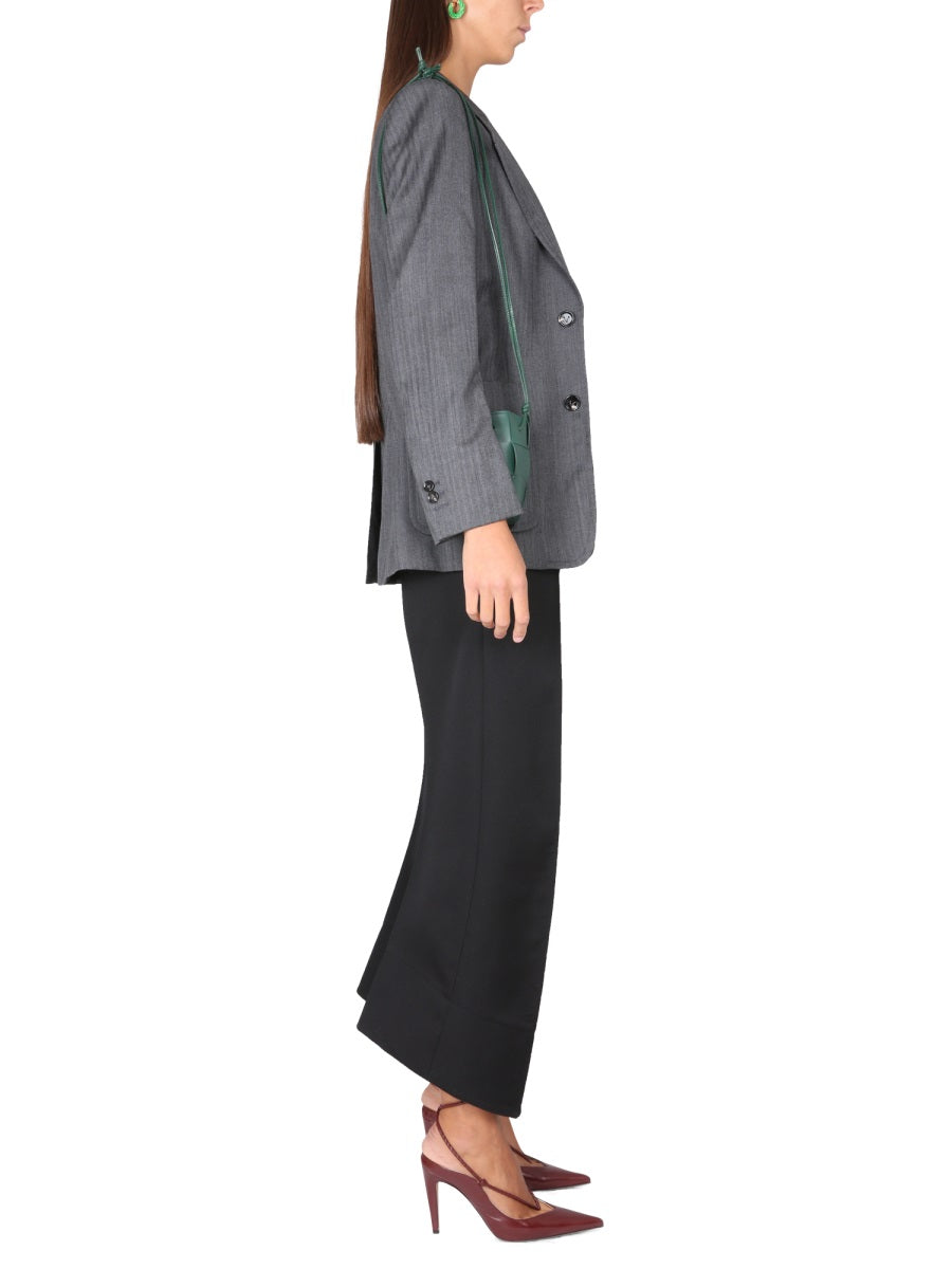 Bottega Veneta Jackets? Bottega Veneta Women Chevron Pattern Jacket Luxury Designer Outerwear Jacket