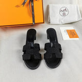 Hermès Beige Gladiator Sandals - Full Silhouette View