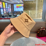 Close-up detail view of Louis Vuitton unisex cap