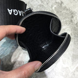 Polished Faux Leather Handbag - Smooth Faux-Leather Exterior | Women's Fashion Handbag #984 - close-up detail shot (image 3) of designer-inspired handbag