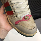 Gucci neutral cream luxury sneakers view 8 minimalist modern build
