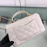Zivas Charm Understated Luxury Fashion Handbag (Signature Shape & Finish) – Detail View