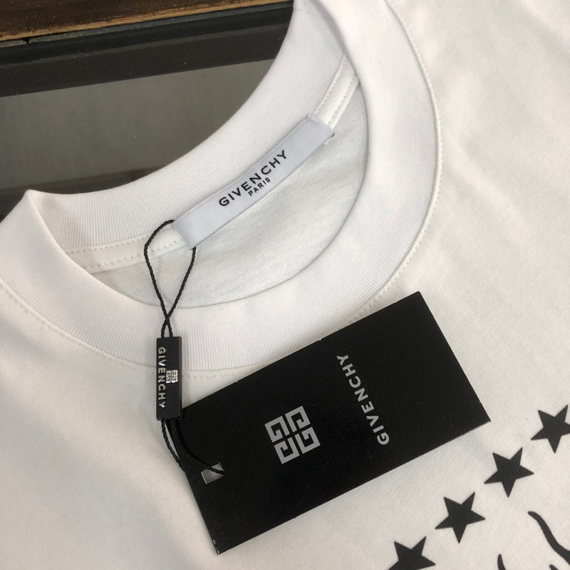 Full styled look of Givenchy luxury clothing with relaxed-fit cut