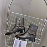 Saint Laurent designer shoes full view
