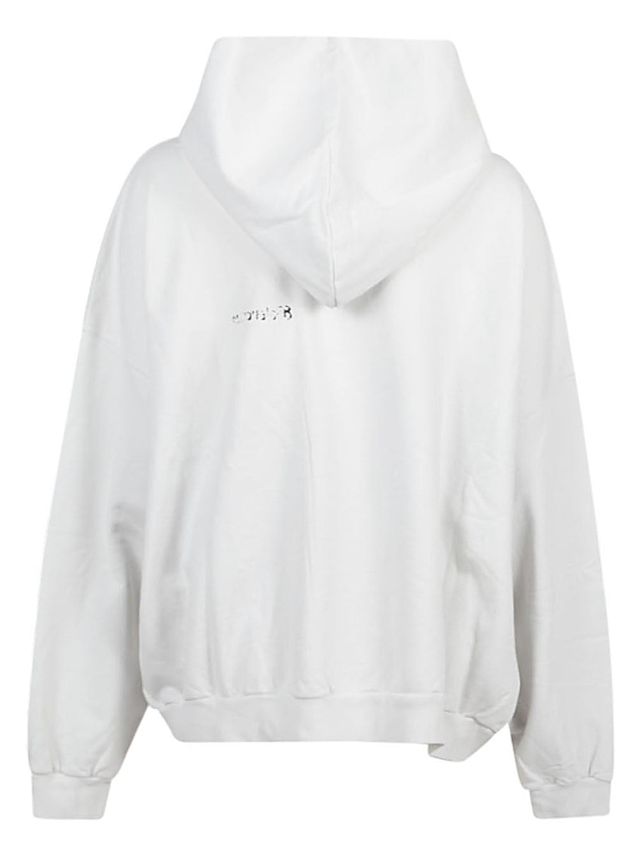Balenciaga Hoodies? BALENCIAGA Cotton Hoodie with Logo - FW23 Comfortable Luxury Streetwear Hoodie