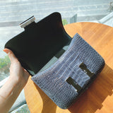 Statement handbag styled for everyday wear
