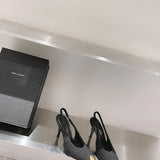 Saint Laurent luxury shoes detail shot