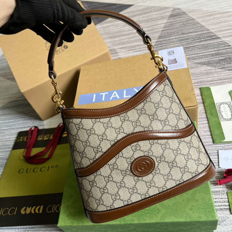 Front view of structured chic women's handbag – women's luxury handbag