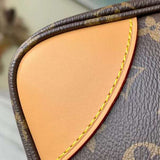 Top view of refined statement women's handbag – women's luxury accessory