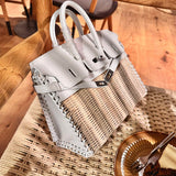  Tailored carryall bag carried on shoulder 16