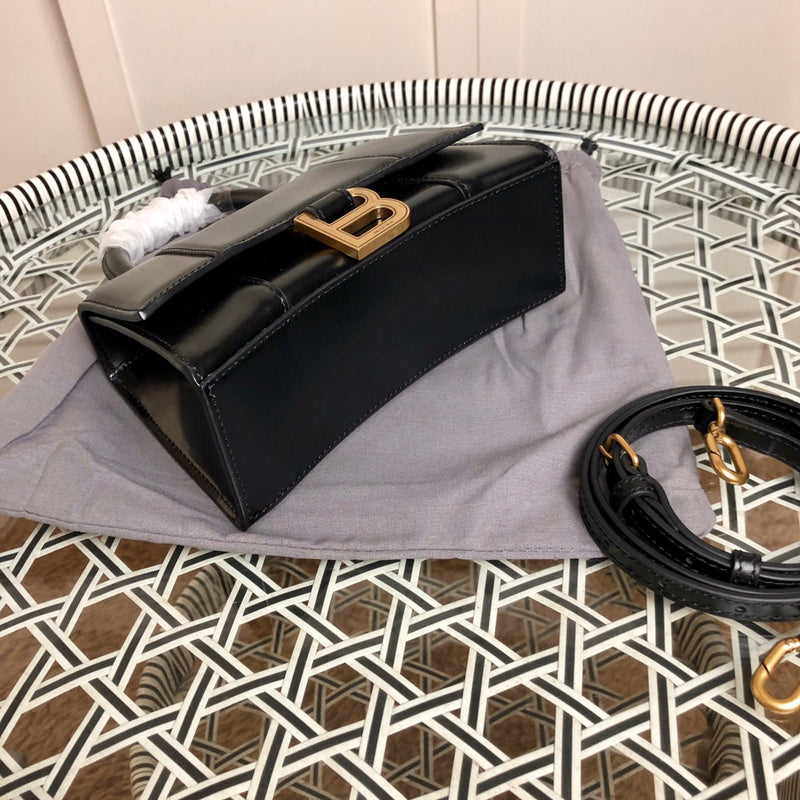 Back view of chic sleek women's handbag – women's luxury accessory
