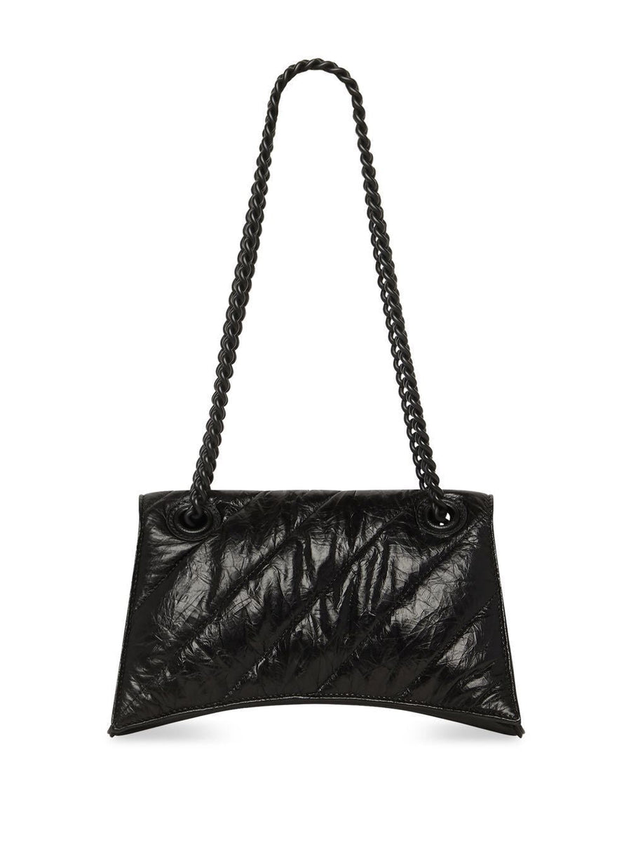 Balenciaga Bags- BALENCIAGA Crushed Leather Chain S Hobo Handbag Elegant Everyday Designer Handbag