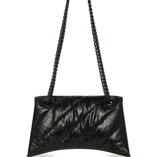 Balenciaga Bags? BALENCIAGA Crushed Leather Chain S Hobo Handbag Premium Designer Shoulder Bag