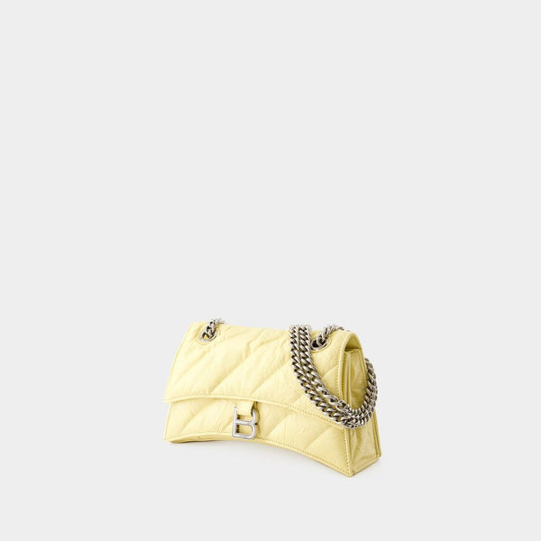 Balenciaga Bags? BALENCIAGA Mini Crush Chain Crossbody Bag Luxury Designer Leather Handbag