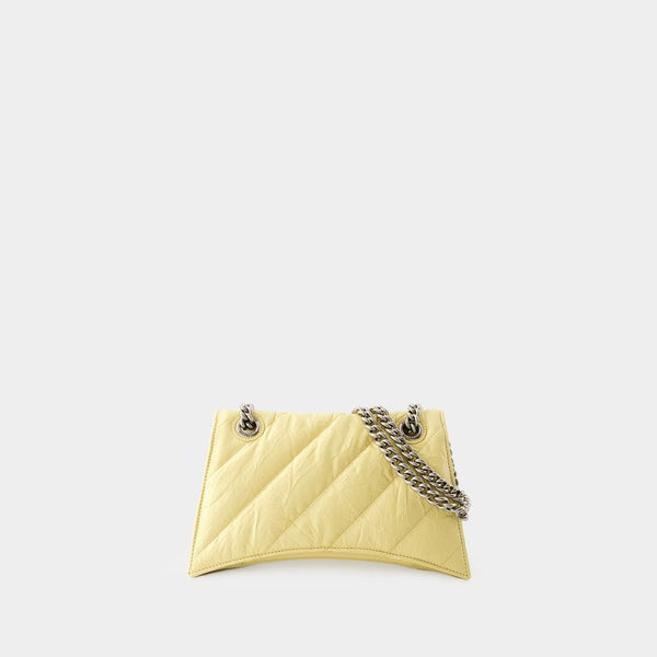 Balenciaga Bags? BALENCIAGA Mini Crush Chain Crossbody Bag Luxury Designer Leather Handbag