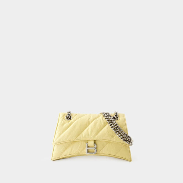 Balenciaga Bags? BALENCIAGA Mini Crush Chain Crossbody Bag Luxury Designer Leather Handbag