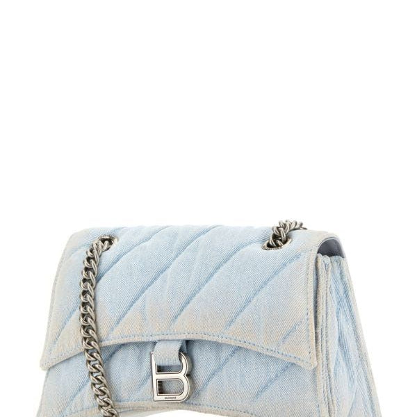 Balenciaga Bags- BALENCIAGA Denim Crush S Mini Shoulder Handbag Elegant Everyday Designer Handbag