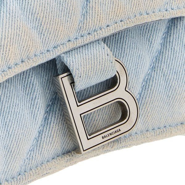 Balenciaga Bags- BALENCIAGA Denim Crush S Mini Shoulder Handbag Elegant Everyday Designer Handbag