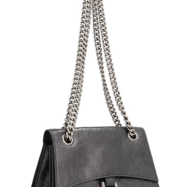 Balenciaga Bags? BALENCIAGA Mini Creased Effect Shoulder Handbag Luxury Designer Leather Handbag