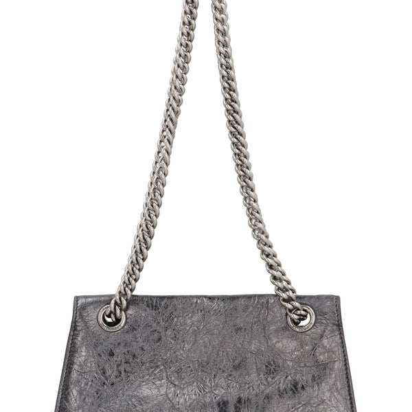 Balenciaga Bags? BALENCIAGA Mini Creased Effect Shoulder Handbag Luxury Designer Leather Handbag
