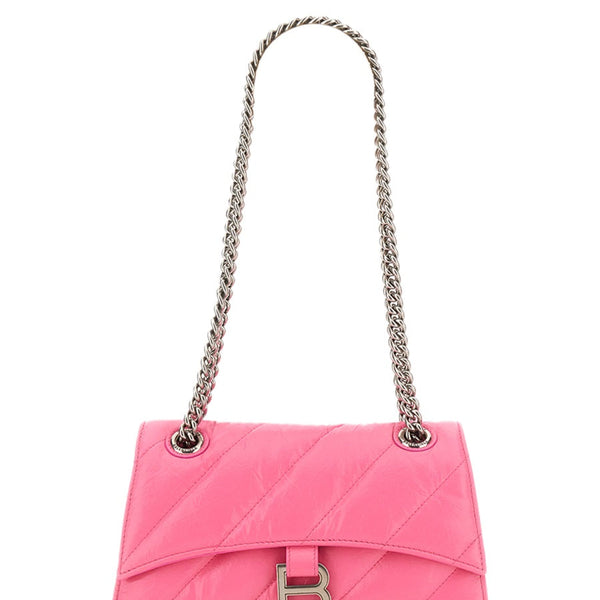 Balenciaga Bags? BALENCIAGA Mini Crush Adjustable Chain Shoulder Bag Premium Designer Shoulder Bag
