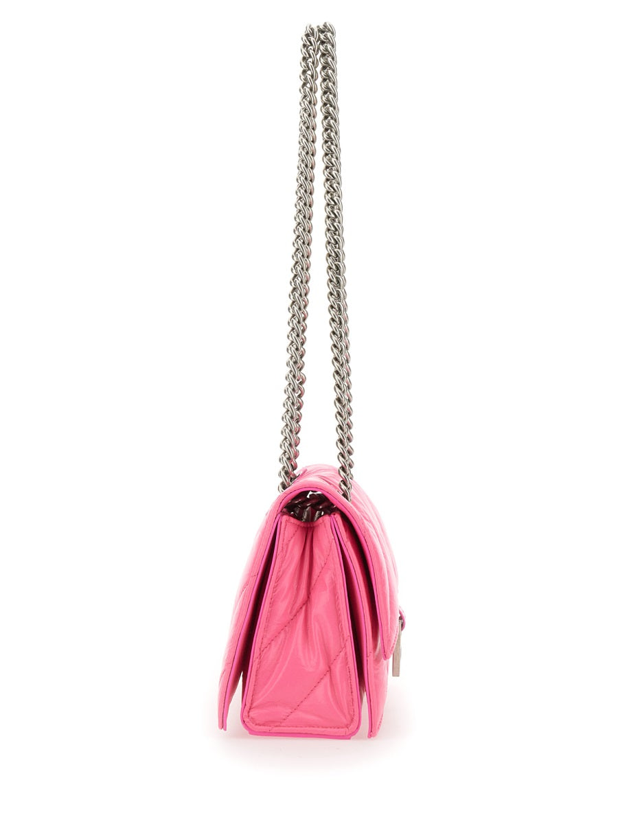 Balenciaga Bags? BALENCIAGA Mini Crush Adjustable Chain Shoulder Bag Luxury Designer Leather Handbag