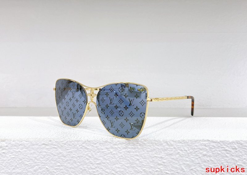 Front view of Louis Vuitton unisex sunglasses