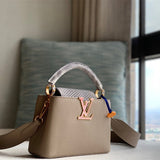  tailored handbag styled with outfit