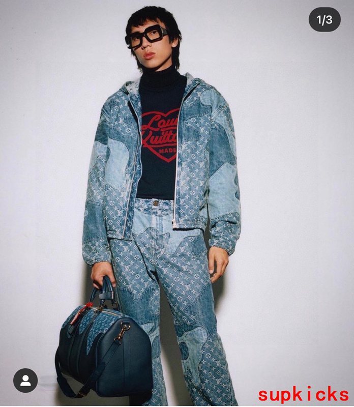 Lifestyle view of Louis Vuitton unisex sunglasses