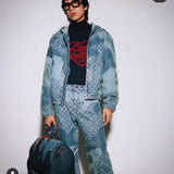 Lifestyle view of Louis Vuitton unisex sunglasses