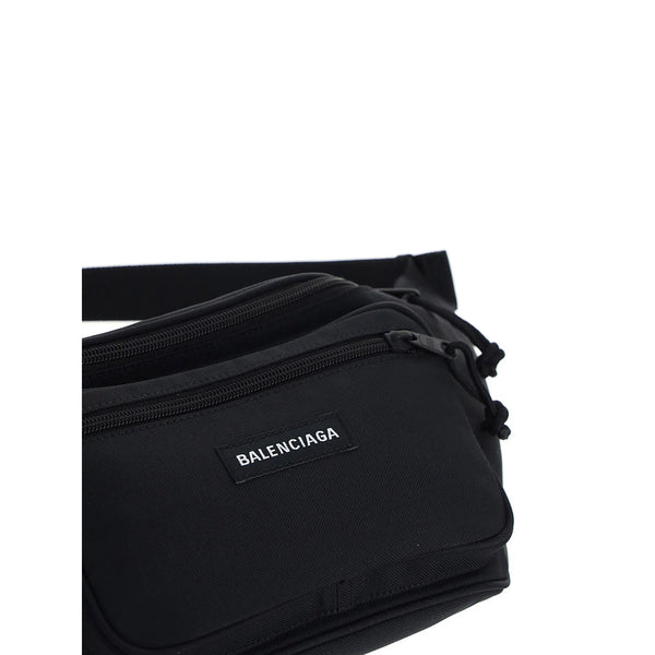 Balenciaga Bags- Balenciaga Black Belt Bags Men Premium Designer Shoulder Bag