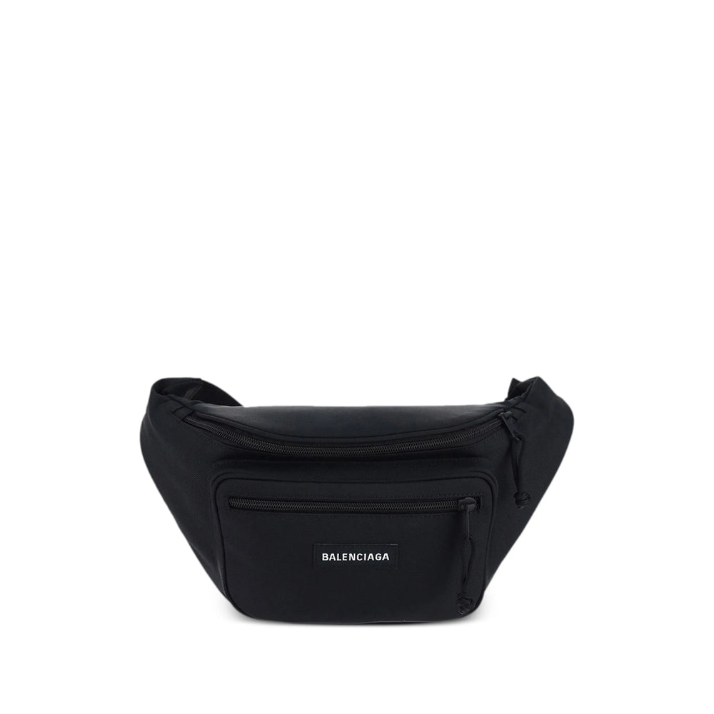 Balenciaga Bags? Balenciaga Black Belt Bags Men Luxury Designer Leather Handbag