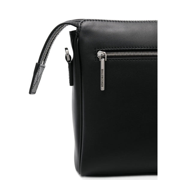 Balenciaga Bags? Balenciaga Black Messenger Bags Men Luxury Designer Leather Handbag