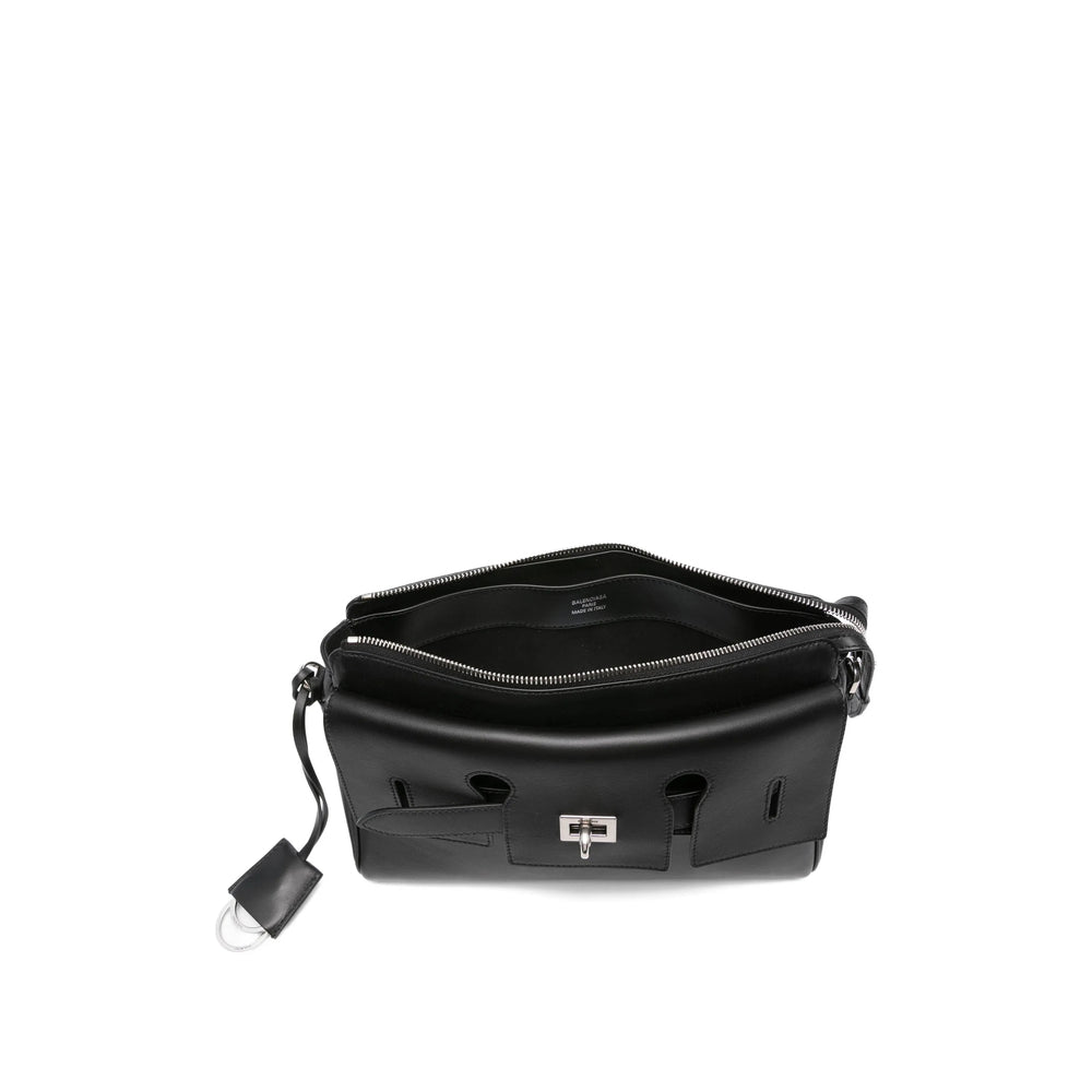 Balenciaga Bags- Balenciaga Black Messenger Bags Men Elegant Everyday Designer Handbag