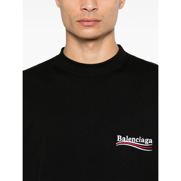 Balenciaga T-Shirts- Balenciaga Black T-Shirts & Vests - T-Shirts Men Premium Designer Cotton T-Shirt