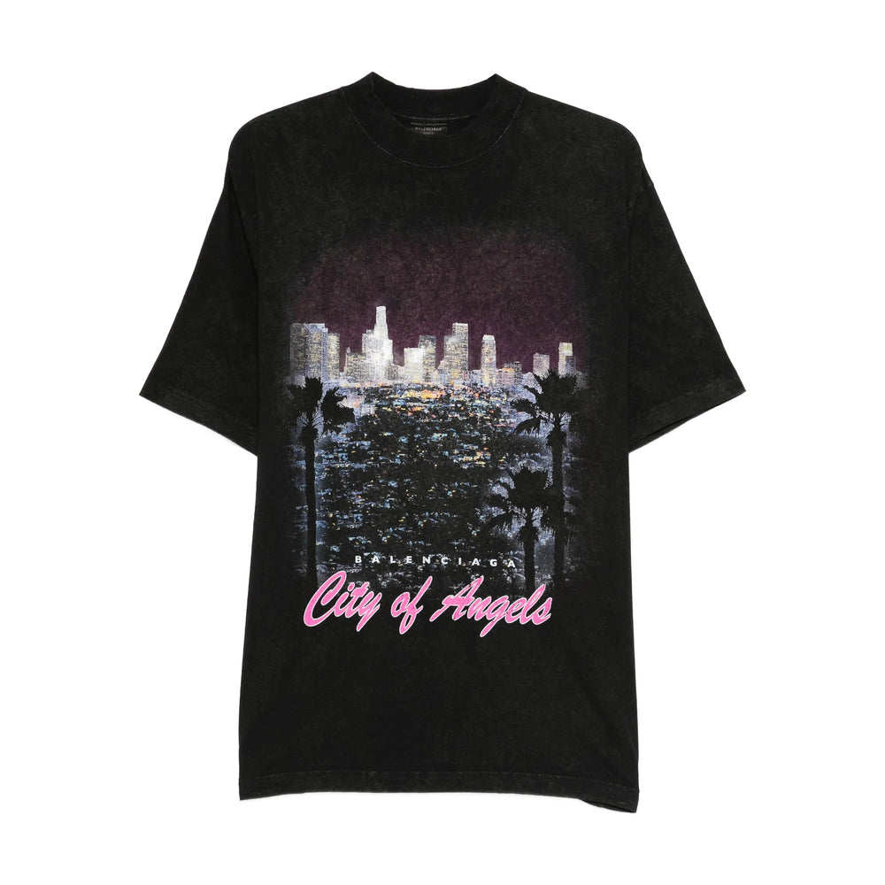 Balenciaga T-Shirts? Balenciaga Black T-Shirts & Vests - T-Shirts Men Casual Everyday Designer Tee