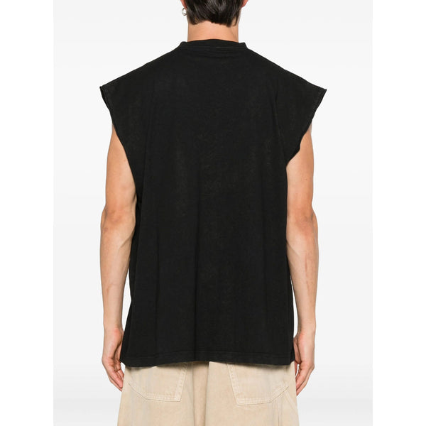 Balenciaga T-Shirts? Balenciaga Black T-Shirts & Vests - Vests & Tanks Men Casual Everyday Designer Tee