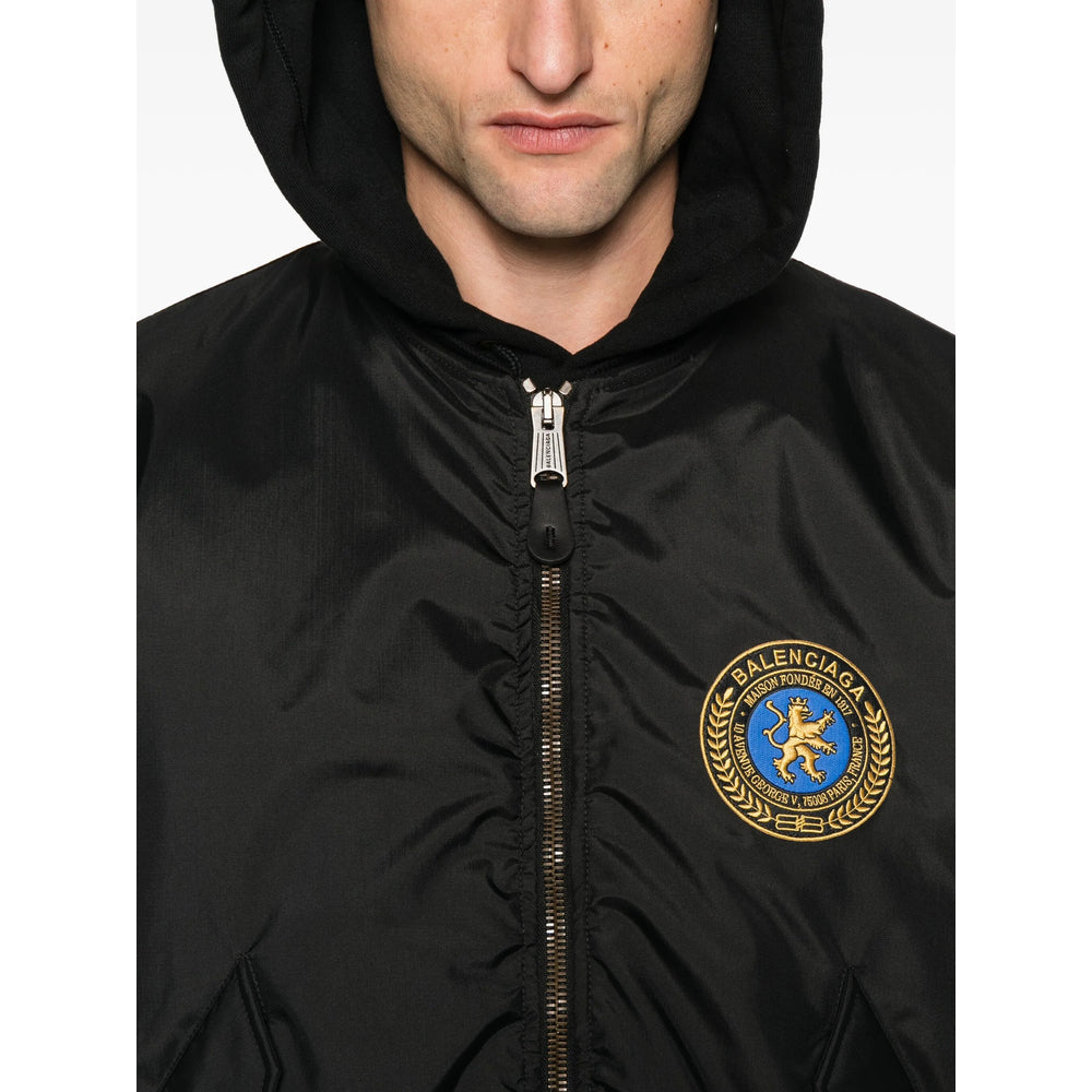 Balenciaga Jackets? Balenciaga Black Jackets - Bomber Jackets Men Luxury Designer Outerwear Jacket