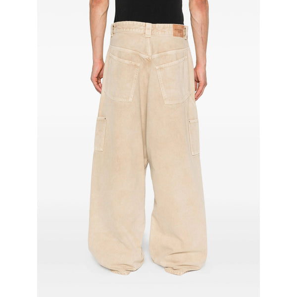 Balenciaga Pants? Balenciaga Neutrals Trousers - Wide-Leg Trousers Men Tailored Everyday Designer Pants