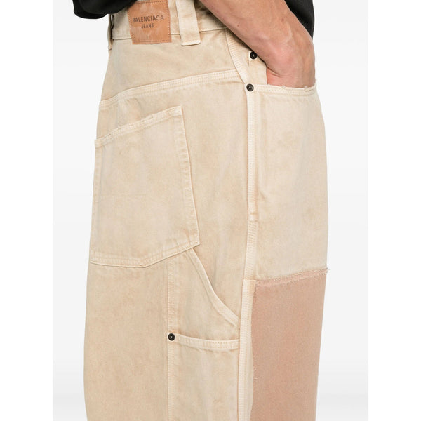 Balenciaga Pants? Balenciaga Neutrals Trousers - Wide-Leg Trousers Men Premium Designer Casual Trousers