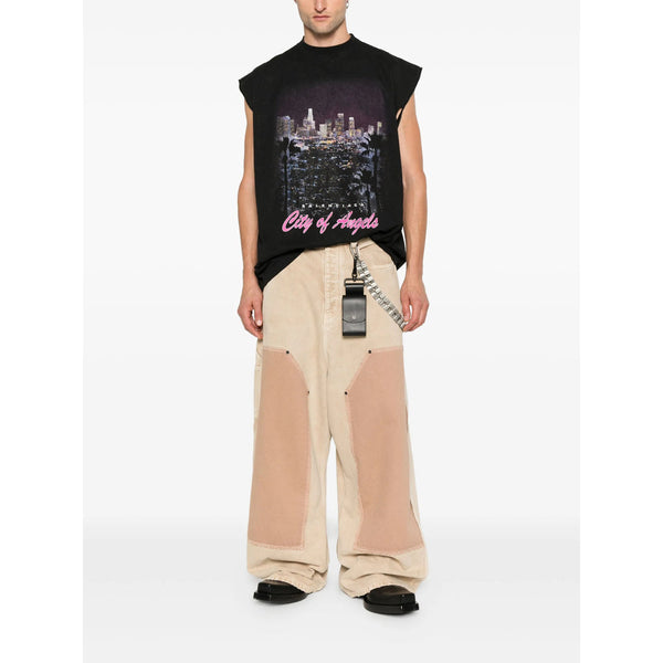 Balenciaga Pants? Balenciaga Neutrals Trousers - Wide-Leg Trousers Men Premium Designer Casual Trousers