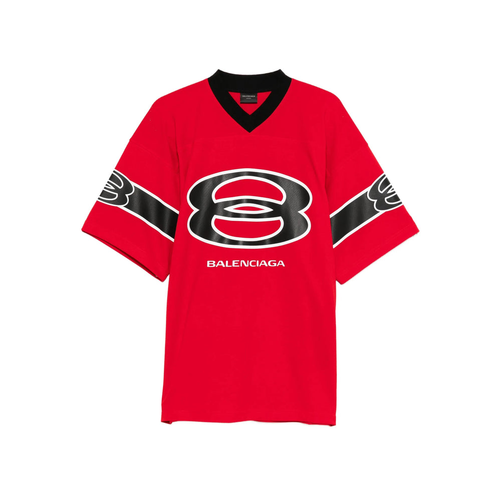 Balenciaga T-Shirts? Balenciaga Red T-Shirts & Vests - T-Shirts Men Premium Designer Cotton T-Shirt
