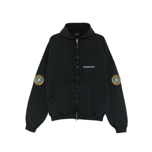 Balenciaga Hoodies- Balenciaga Black Sweaters & Knitwear - Hoodies Men Comfortable Luxury Streetwear Hoodie